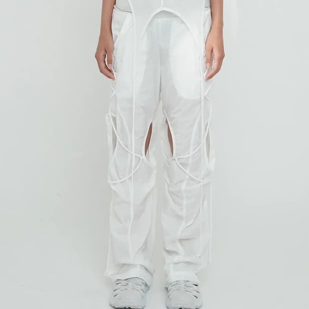 오호스 팬츠 Open Snap Light Pants / White 