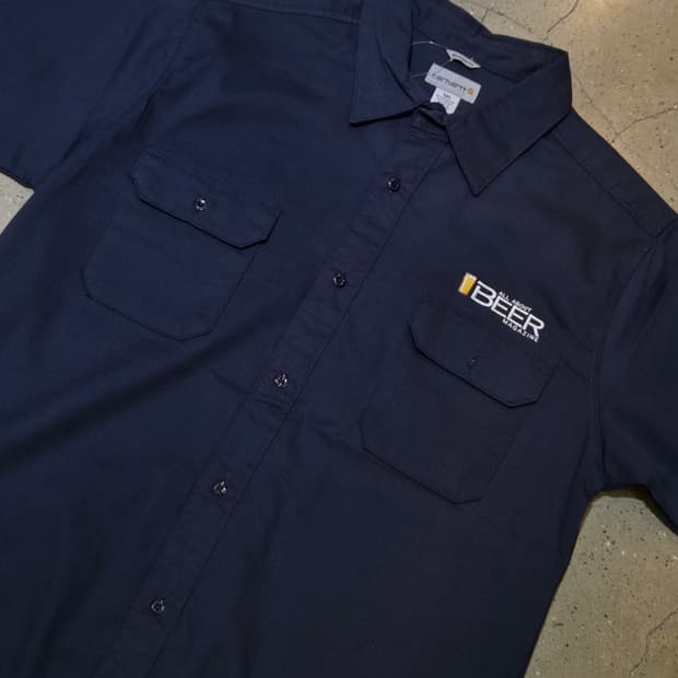 Carhartt 칼하트 네이비반팔셔츠