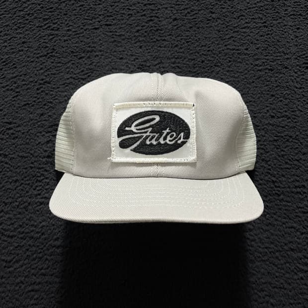 80s USA 빈티지 Gates tires 패치 트러커 캡