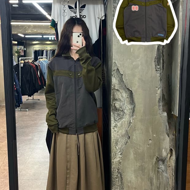 아디다스 패치 져지 카키 100 #csz2474