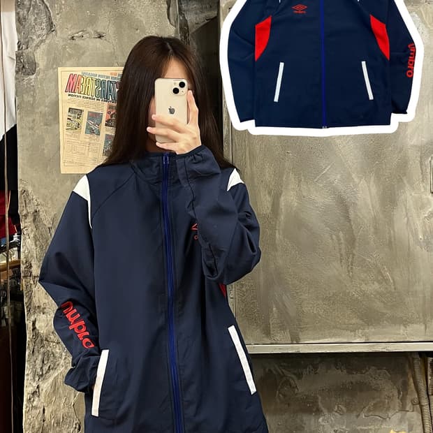 엄브로 바람막이 네이비 100 #csz663