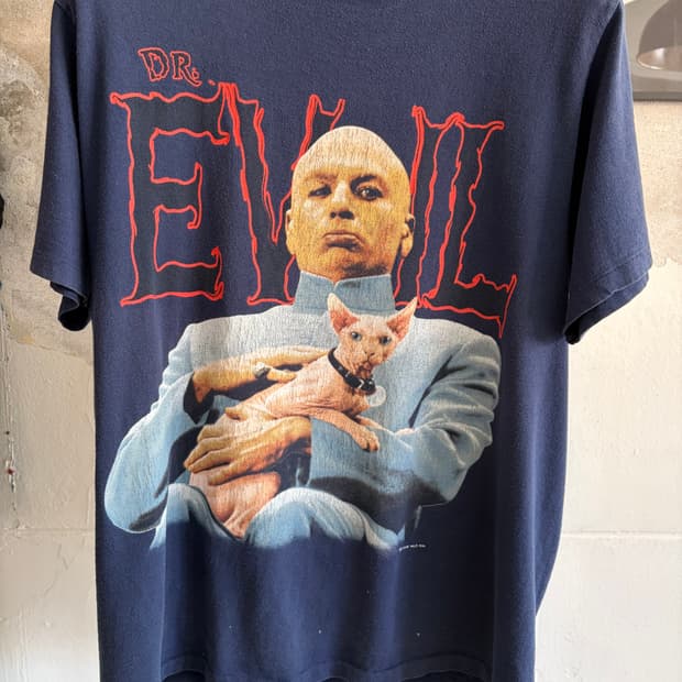 90s 오스틴 파워 닥터이블 무비 티셔츠