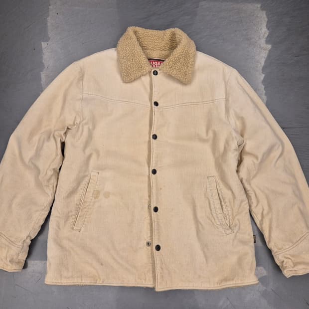 90s 슈가케인 코듀로이 쉐르파 자켓