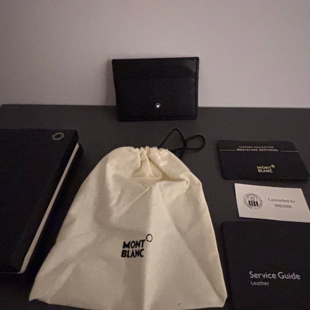 몽블랑 카드지갑 풀박스