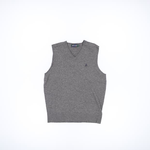 95 빈폴 케이블 니트 조끼 0429H