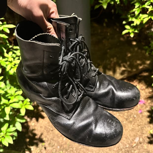 08-09aw 미하라 야스히로 Public Squat 아카이브 컴뱃 부츠