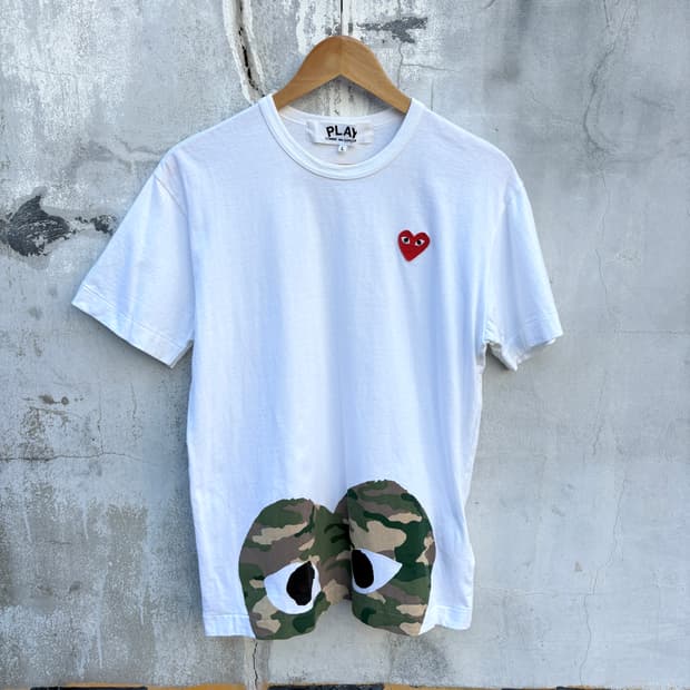 Comme des Garcons 꼼데가르송 카모 반팔 티셔츠