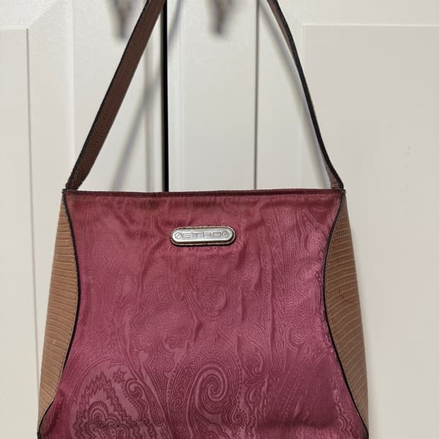 에트로 핑크 페이즐리 숄더백 빈티지 가방