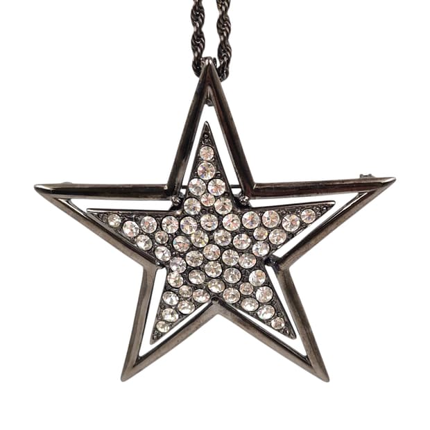 90s 케네스제이 런웨이 빅 스타 파베 2way 목걸이