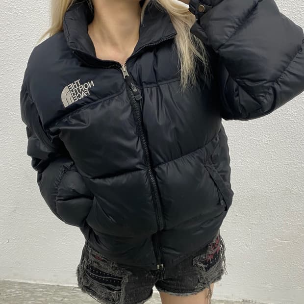 노스페이스 1996 블랙 눕시 패딩 95 ( 남녀공용 )