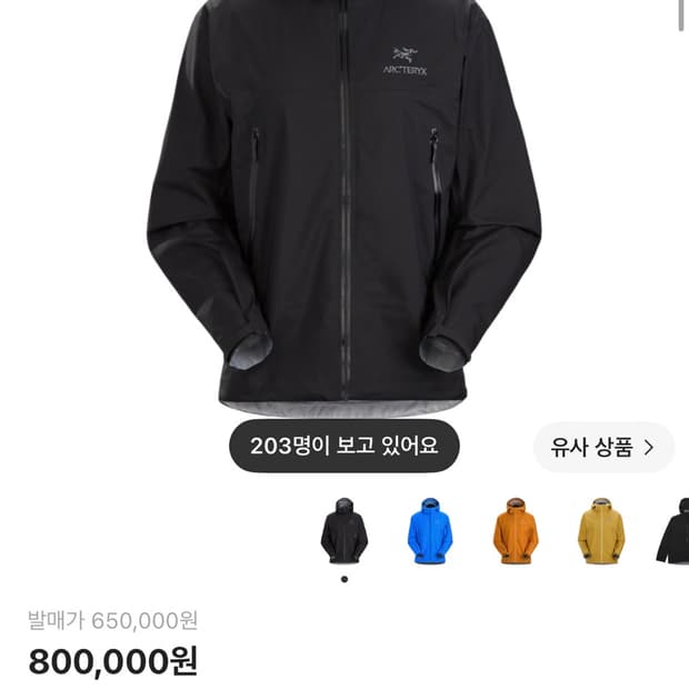 아크테릭스 베타 M 판매합니다.