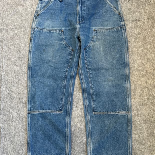 [36X30] 칼하트 B73 DST 더블니 데님 팬츠 던가리핏