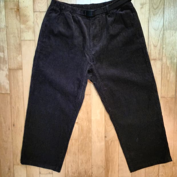 그라미치 코듀로이 팬츠 브라운 XL 새제품