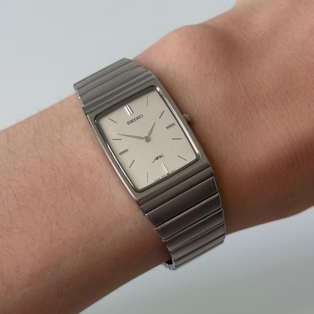 1980s ARC Silver Square Quartz