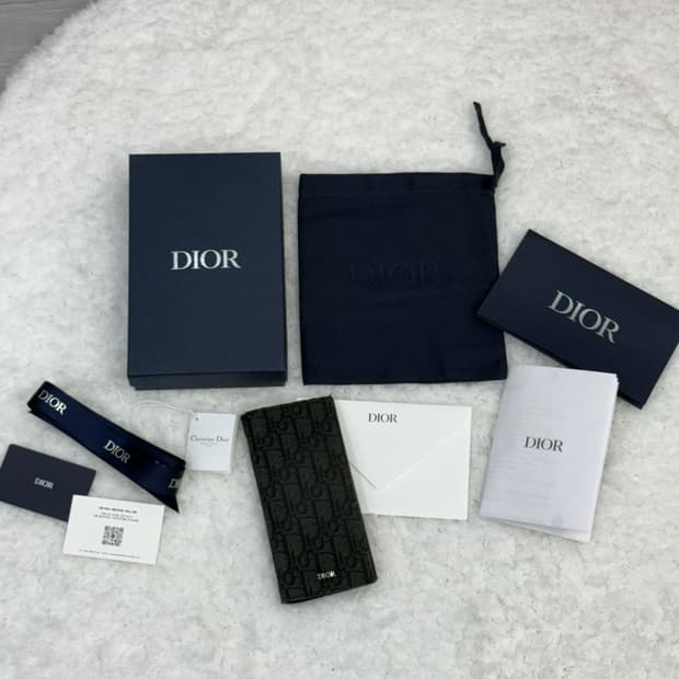 디올 오블리크 장지갑 풀구성 🖤