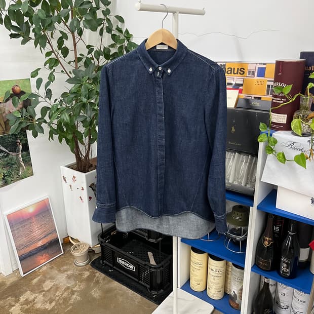 브루넬로쿠치넬리 우먼 데님셔츠 L