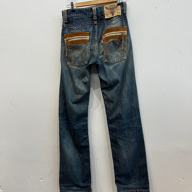 에드윈 재팬 웨스턴 데님팬츠 Made in JAPAN