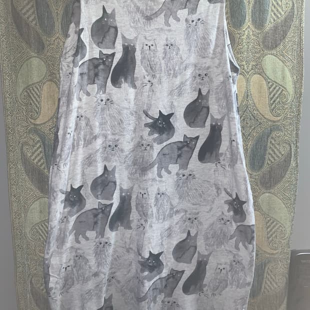 Graniph cats&owls one-piece