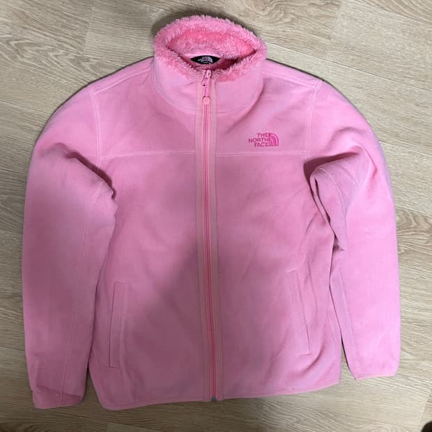 노스페이스 핑크 후리스 져지