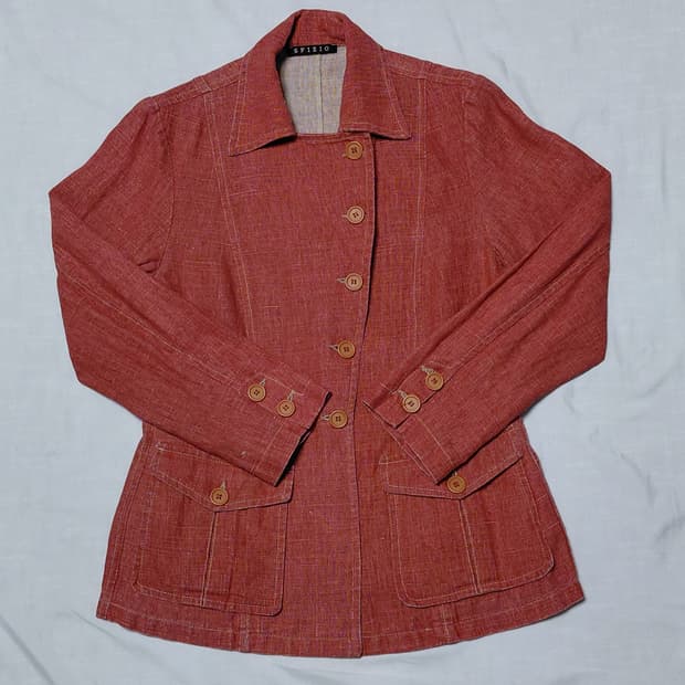 [Made in Italy] SFIZIO 이탈리아 린넨 혼방 자켓 (M사