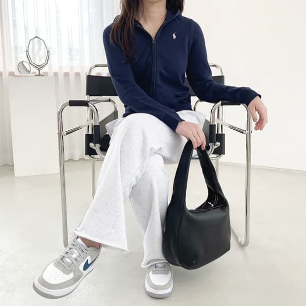 폴로 랄프 로렌 걸즈 포니 로고 후드집업