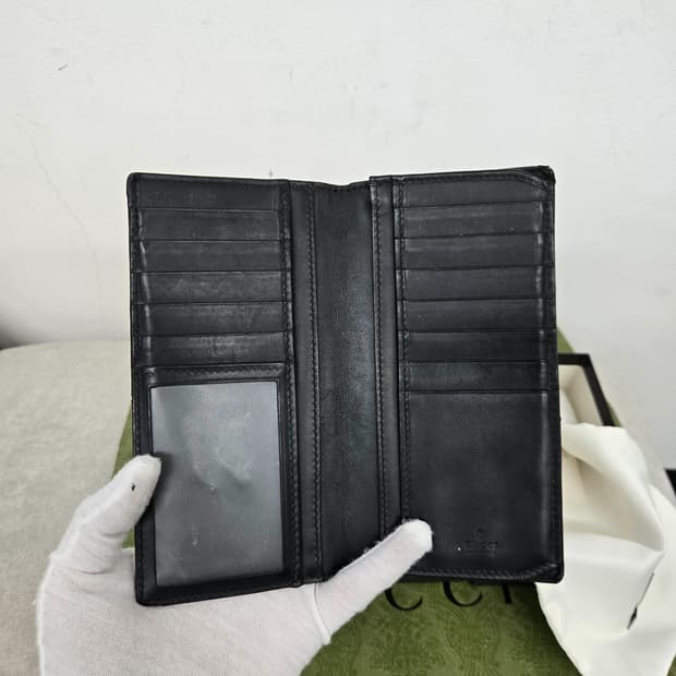 [보증서 정품] 구찌 스네이크 장지갑
