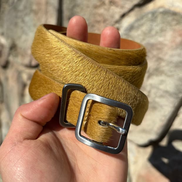 빈티지 미제 송치 벨트