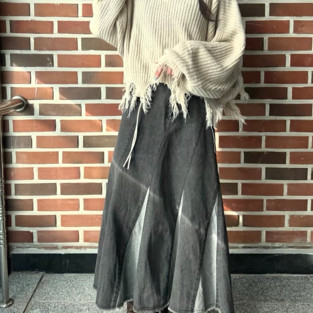 보헤미안 빈티지 코디세트 2pcs