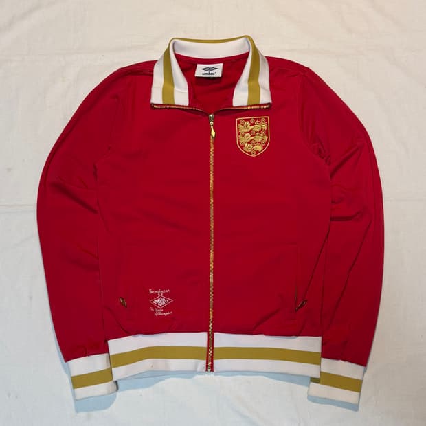 엄브로 잉글랜드 영국 국대 트랙탑 져지 레드