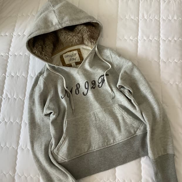 아베크롬비 빈티지 퍼 후드티