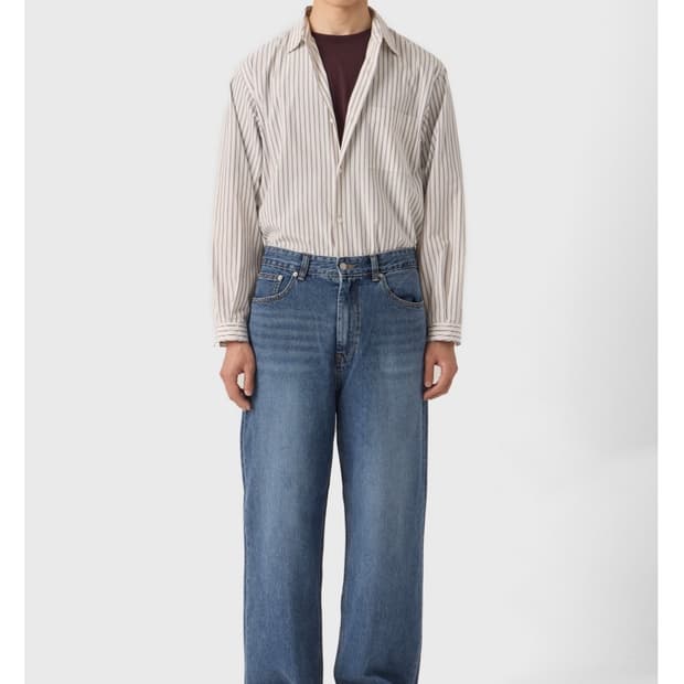 유스 와이드 데님 L 24ss