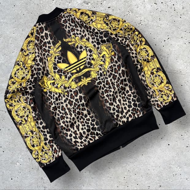 [M] 아디다스 제레미스캇 레오파드 트랙탑 져지 C957