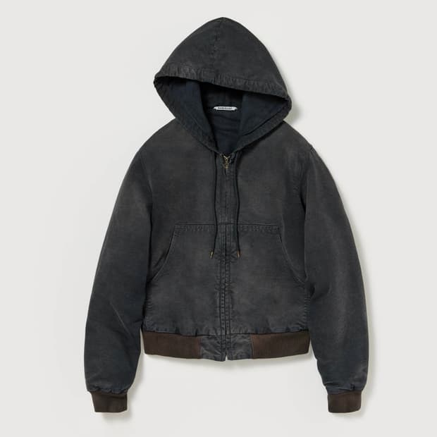 (새상품) 25FW 오라리 프로덕트 다이드 오가닉 코튼 덕 후드 집업