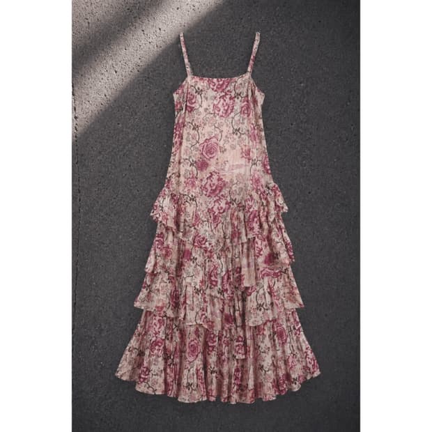 빈티지 플라워 소녀 원피스