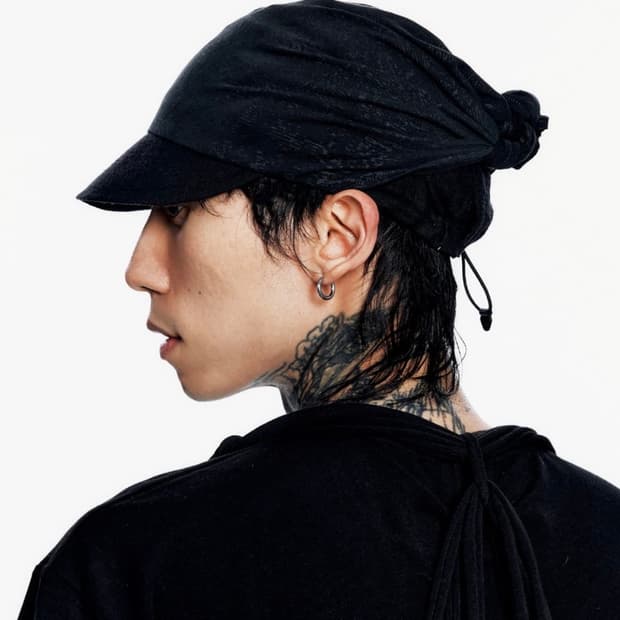 HYEIN SEO Layered Scarf Cap