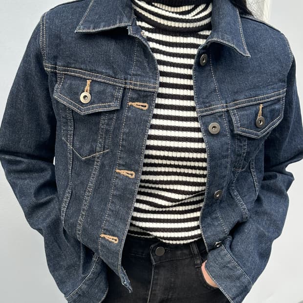 일본빈티지 유니클로 청자켓