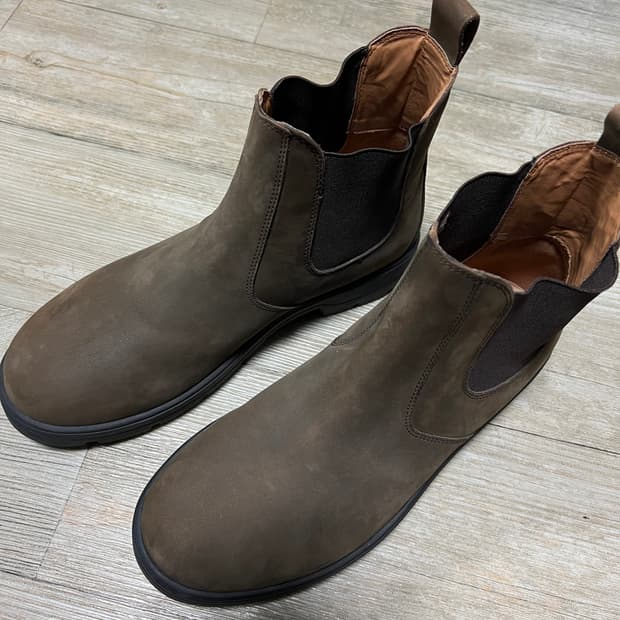 자라 소가죽 브라운 첼시부츠 265