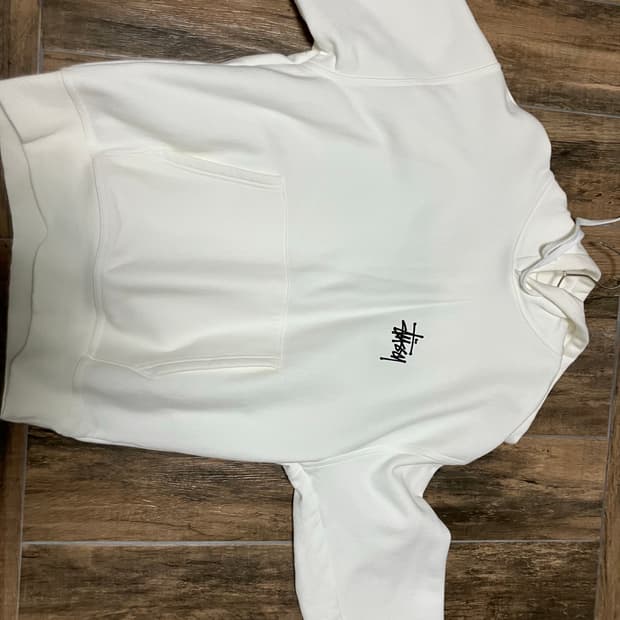 스투시 후드티 화이트/흰색