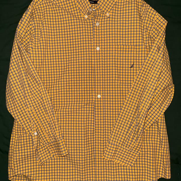 노티카 체크 셔츠 L