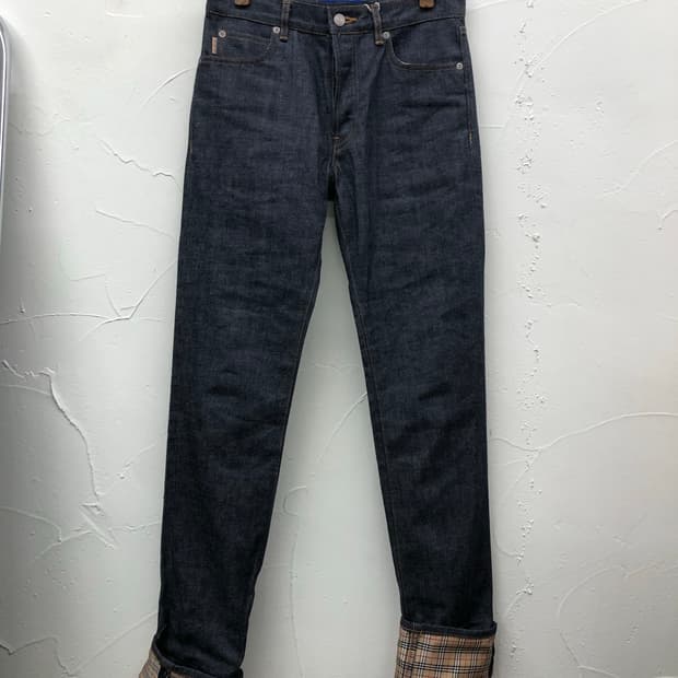 버버리 블루 라벨 데님 팬츠