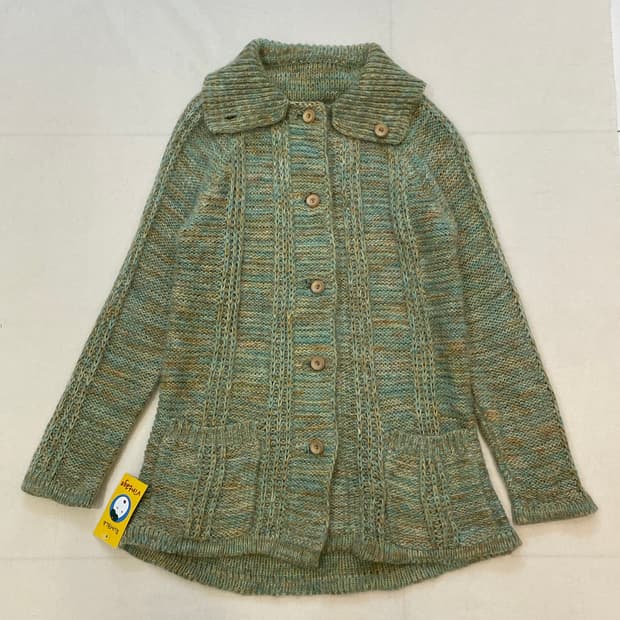 빈티지 가디건 모리걸 미사깔