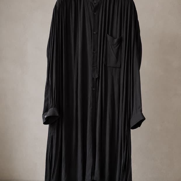 Yohji yamamoto S'yte rayon drape shirt