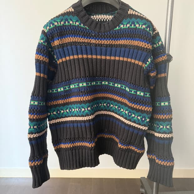 사카이 스트라이프 니트 3사이즈