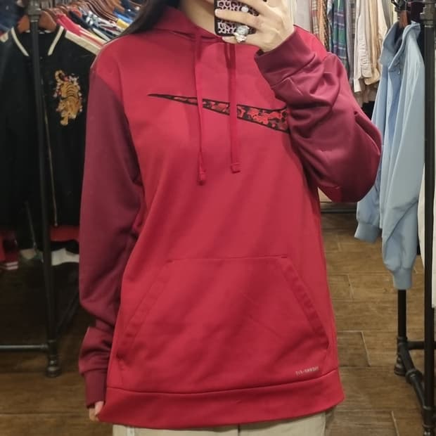 [Hi] nike 나이키 후드티 레드
