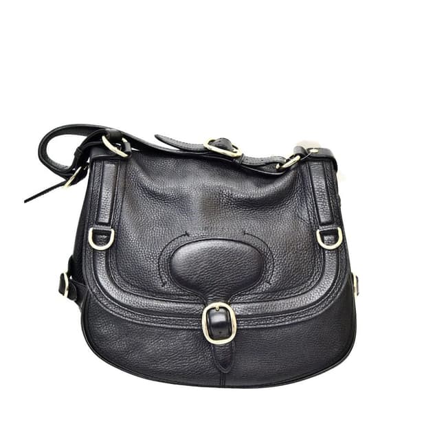 버버리 블랙 레더 숄더백 (정품)