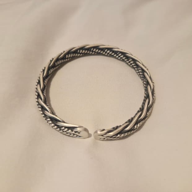 실버 s999 남성 은팔찌 11돈 새상품