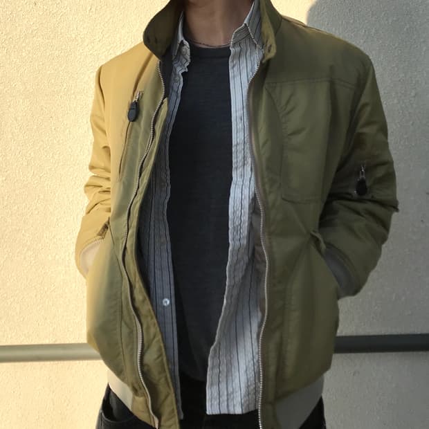 Schott 밀리터리 봄버 자켓