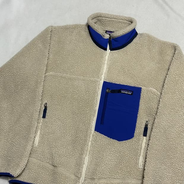 M 파타고니아 레트로-X 내츄럴 블루 플리스