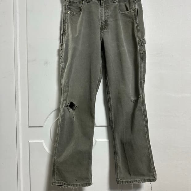 칼하트 B174 모스 싱글니 팬츠