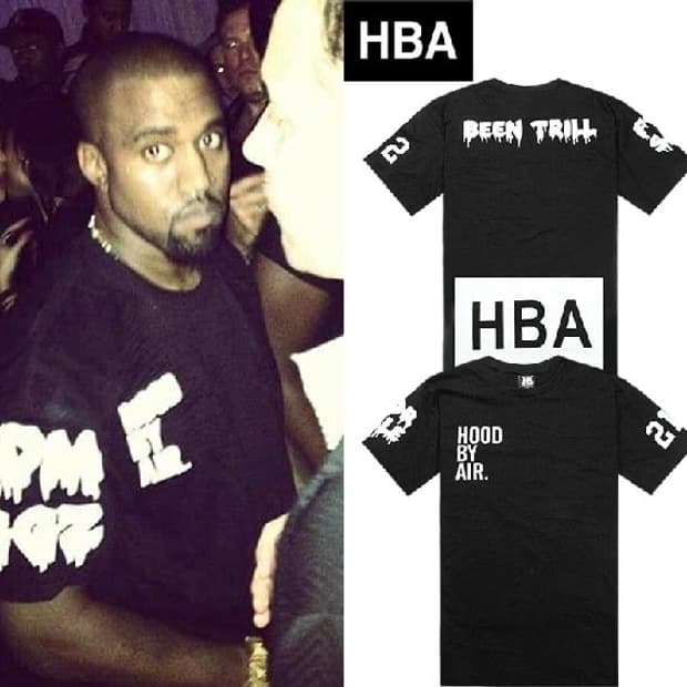HOOD BY AIR x BEEN TRILL HBA x 빈트릴 티셔츠